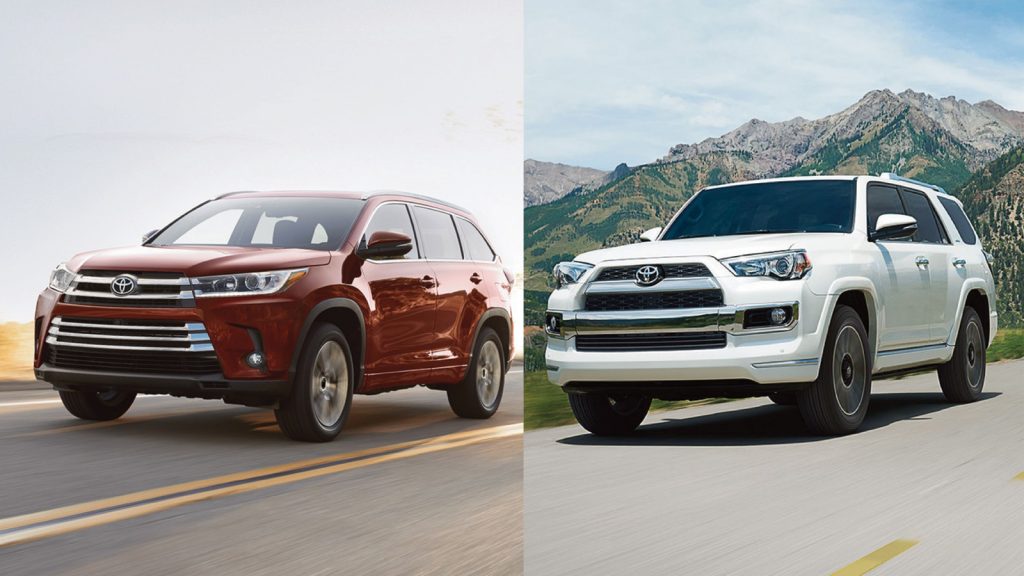 2018 Toyota Highlander vs 2018 Toyota 4Runner – Peruzzi Toyota Blog