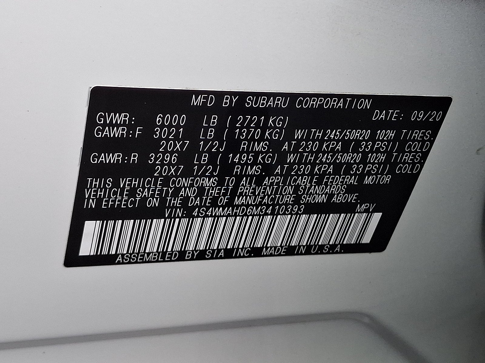 2021 Subaru Ascent Premium