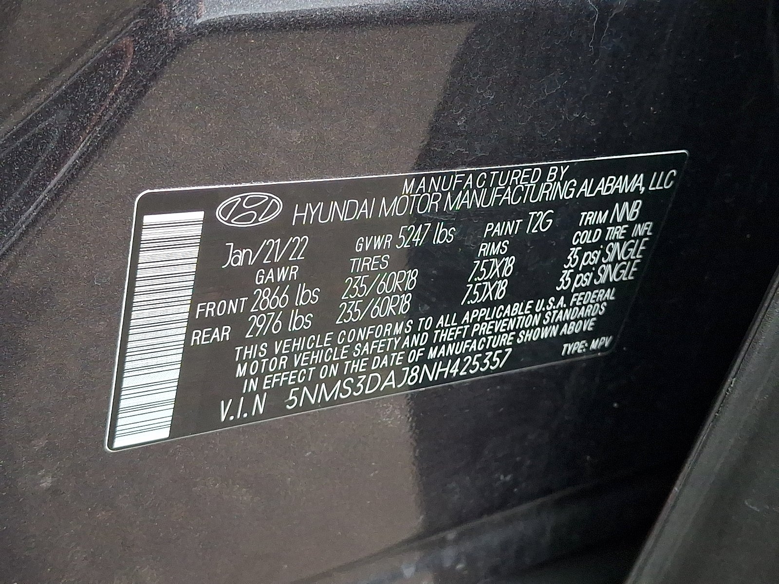 2022 Hyundai Santa Fe SEL