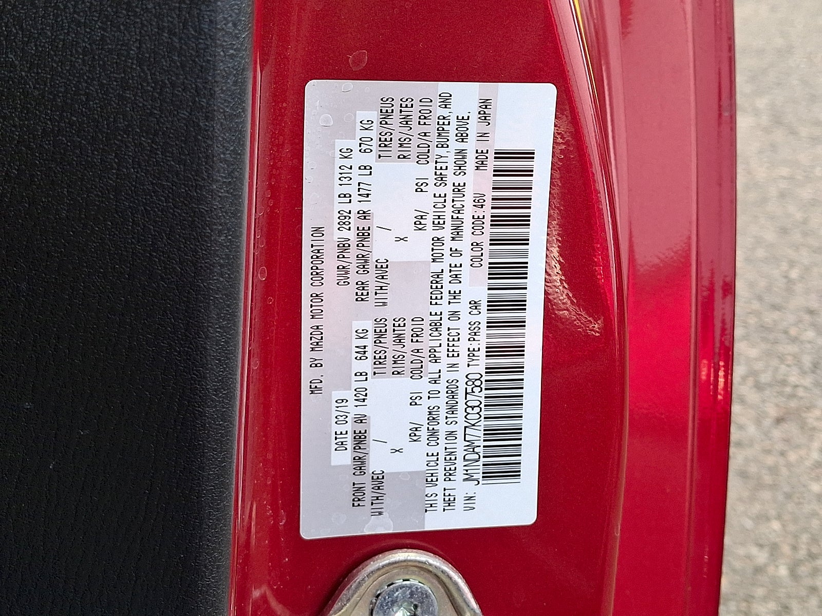 2019 Mazda Mazda MX-5 Miata RF Grand Touring