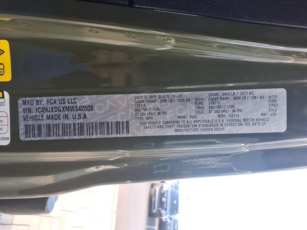 2021 Jeep Wrangler Unlimited Sport S