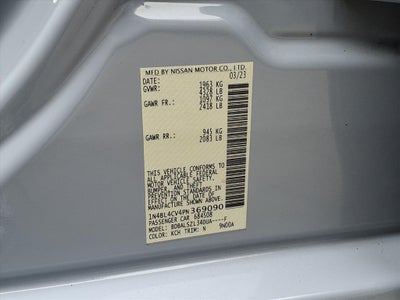 2023 Nissan Altima 2.5 SR