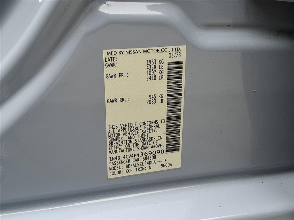 2023 Nissan Altima 2.5 SR