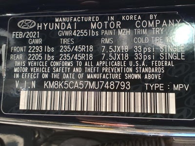 2021 Hyundai KONA Ultimate