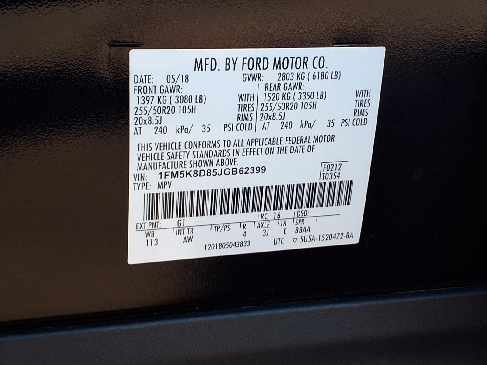 2018 Ford Explorer XLT