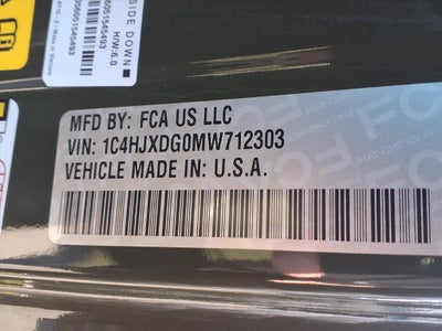 2021 Jeep Wrangler Unlimited Willys