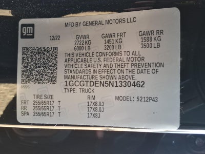 2022 Chevrolet Colorado 4WD Z71