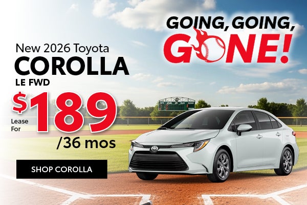 2026 Toyota Corolla LE FWD