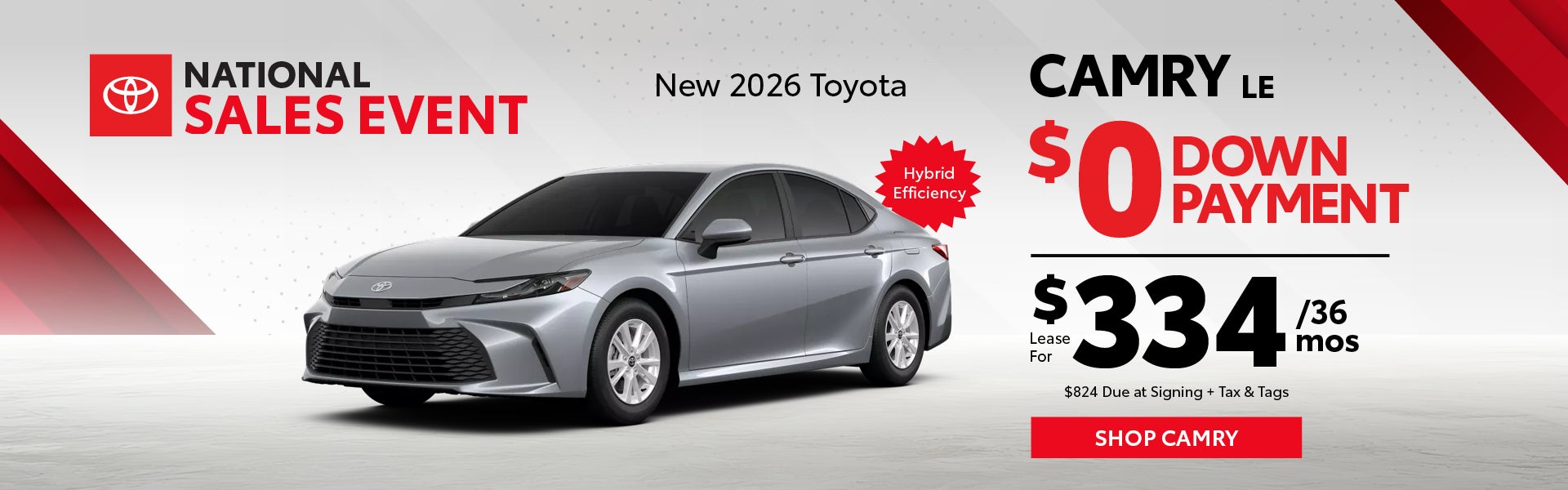 2026 Toyota Camry LE Hybrid