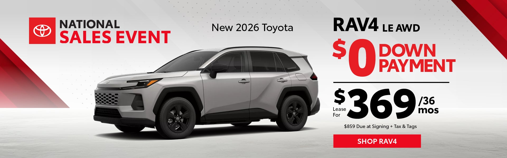 2026 Toyota RAV4 LE AWD