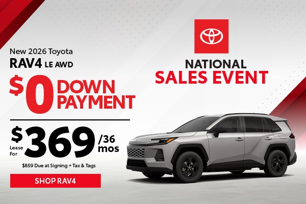 2026 Toyota RAV4 LE AWD