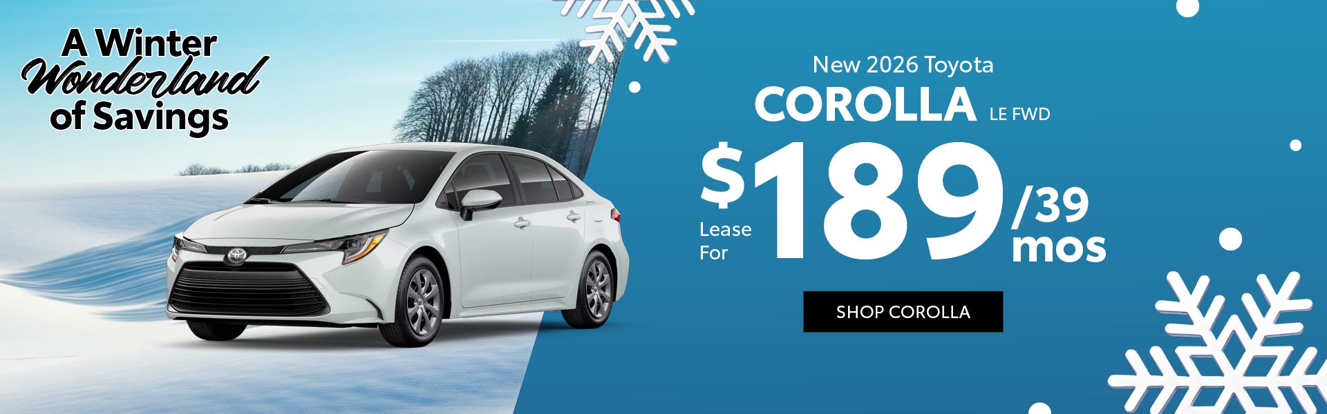 2026 Toyota Corolla LE FWD