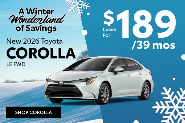 2026 Toyota Corolla LE FWD