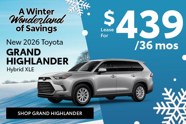 2026 Toyota Grand Highlander Hybrid XLE