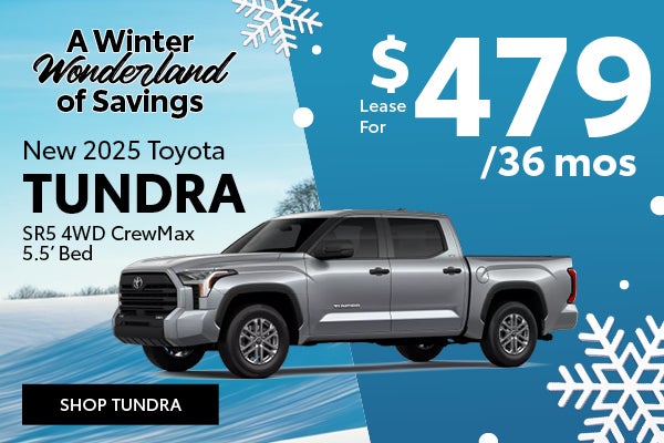 2025 Toyota Tundra SR5 4WD CrewMax 5.5’ Bed