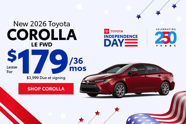 2026 Toyota Corolla LE FWD