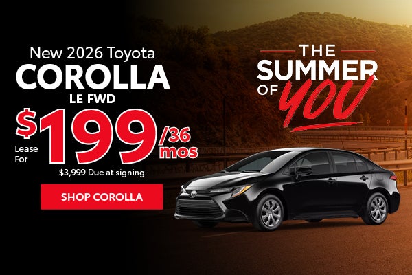 2026 Toyota Corolla LE FWD
