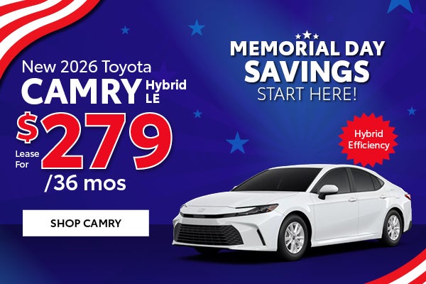 2026 Toyota Camry Hybrid LE