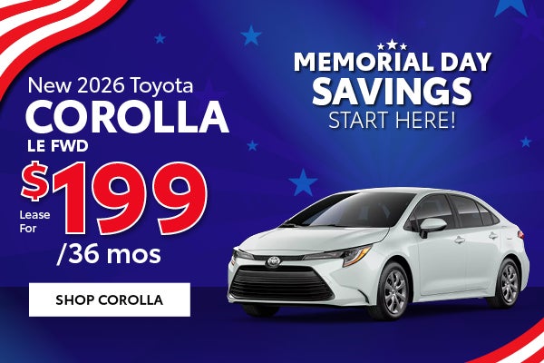 2026 Toyota Corolla LE FWD