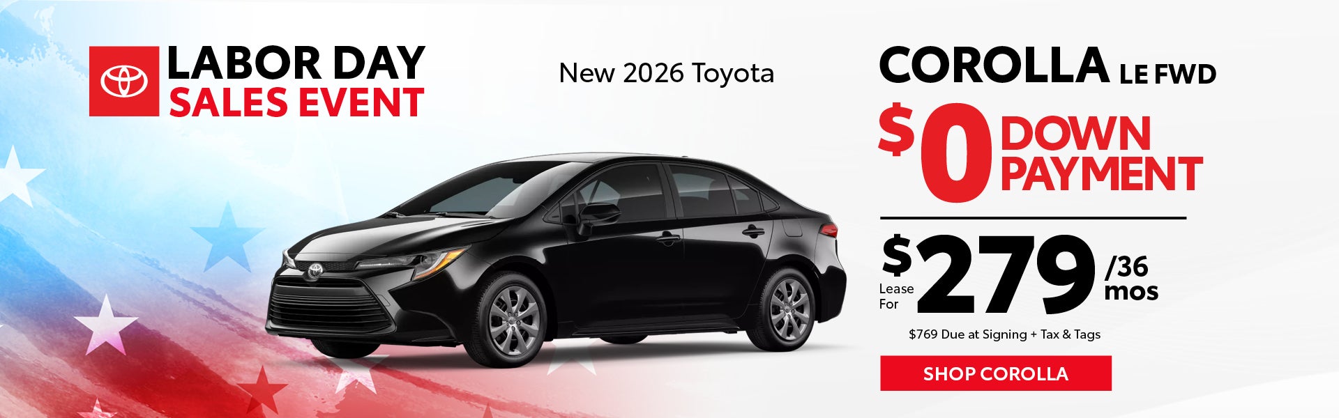 2026 Toyota Corolla LE FWD