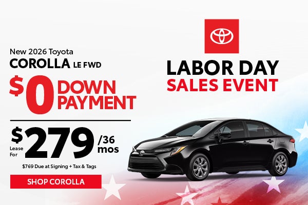 2026 Toyota Corolla LE FWD