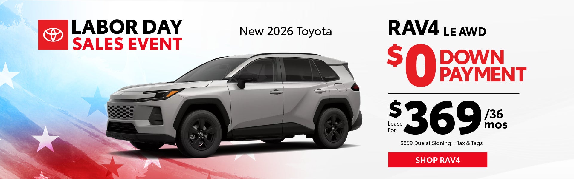 2026 Toyota RAV4 LE AWD