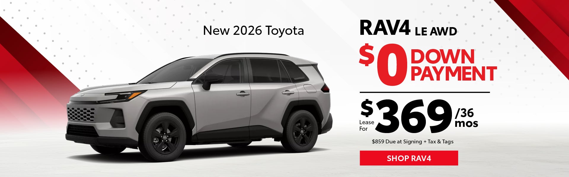 2026 Toyota RAV4 LE AWD